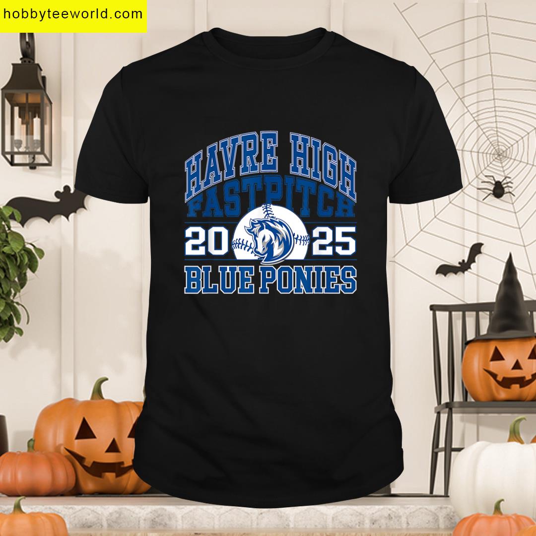 2025 Havre High School Blue Pony Fastpitch T-shirt