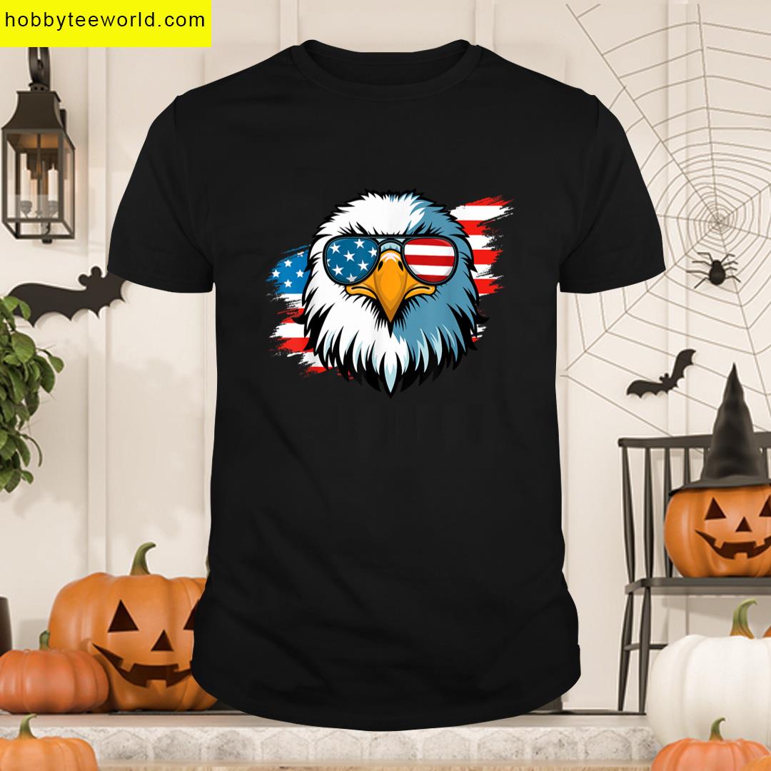4th July Patriotic American Flag Fourth July Men Boys T-shirt