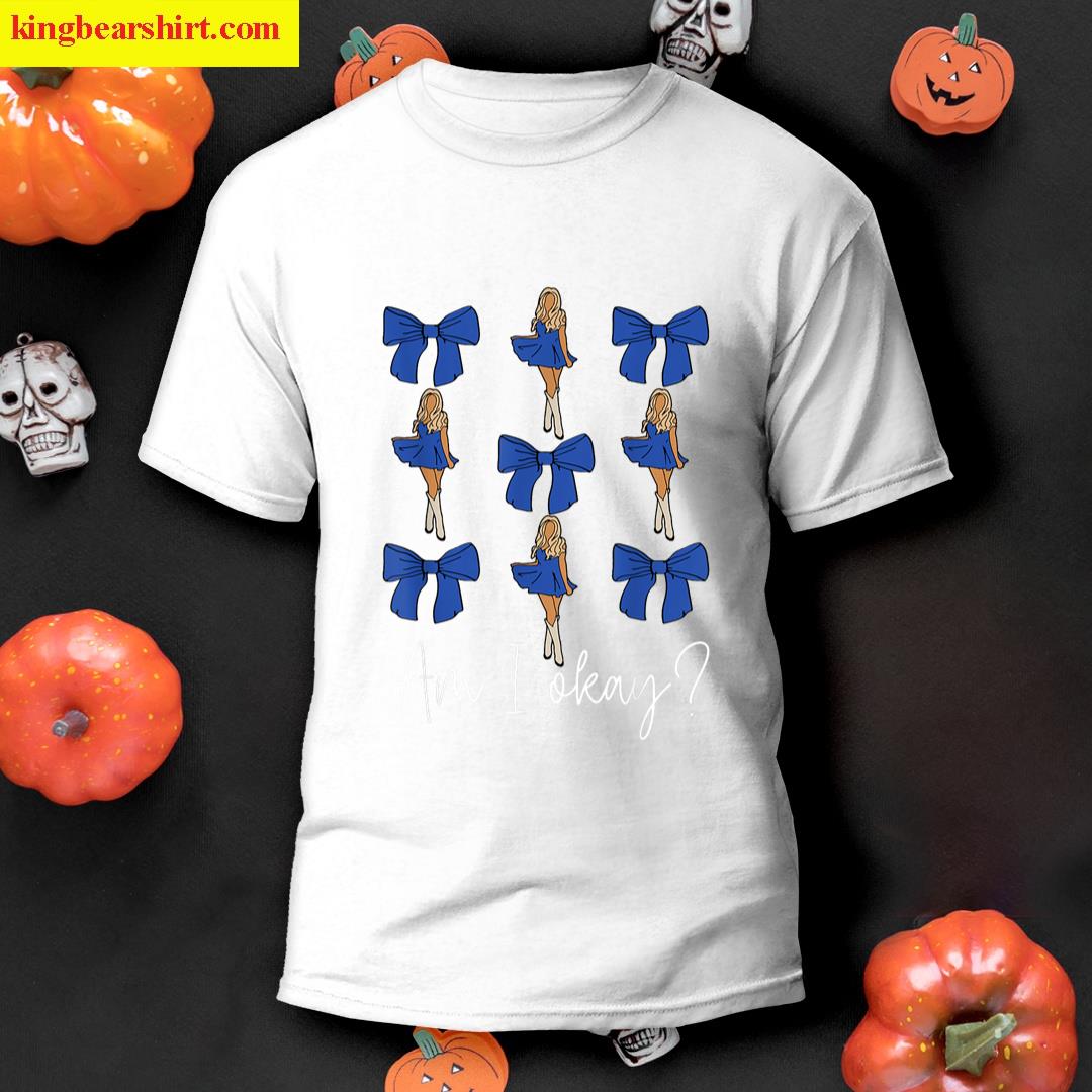 Am I Okay Cowgirl Coquette Bow Women Girl T-shirt