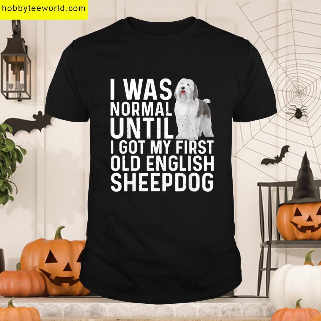 Best Old English Sheepdog Art For Men Women Sheepdog Lover T-shirt