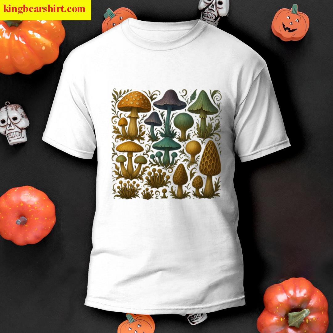 Botanical Mushroom Collection T-shirt