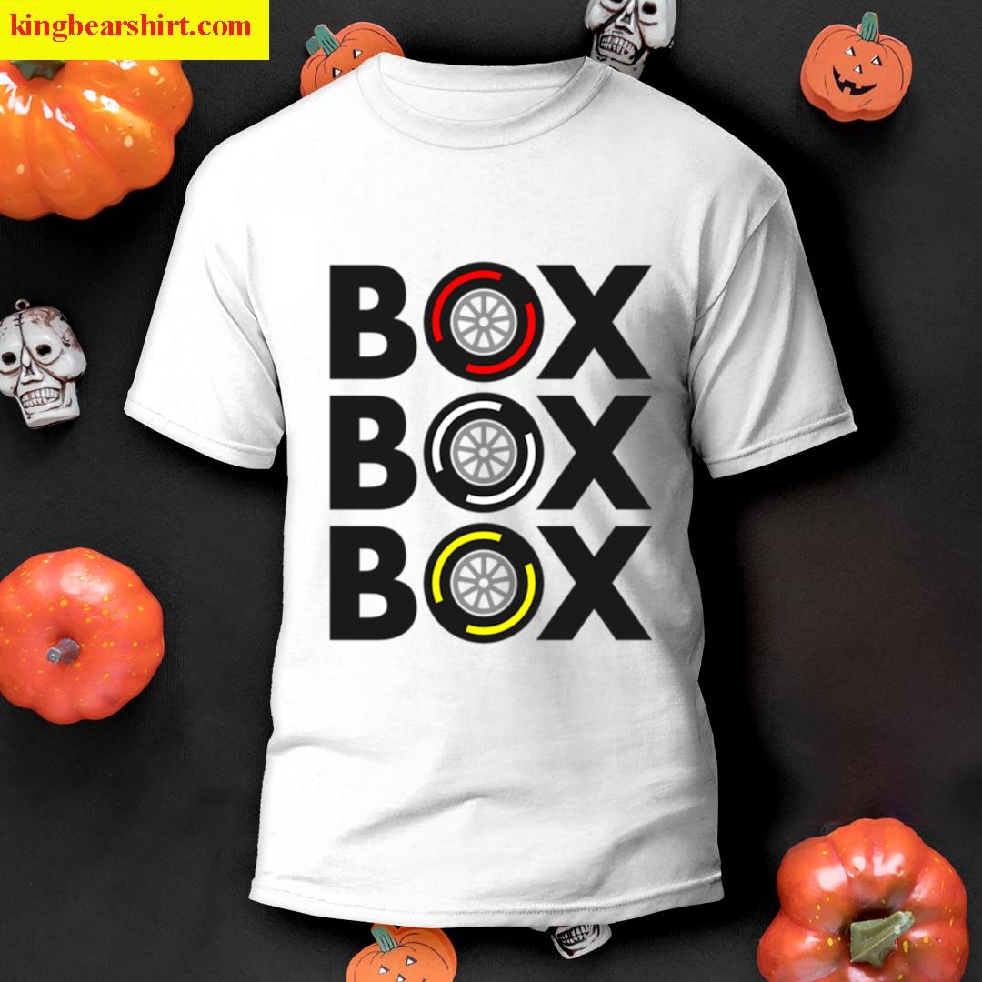 Box Box Box F1 Tyre Compound Design T-shirt