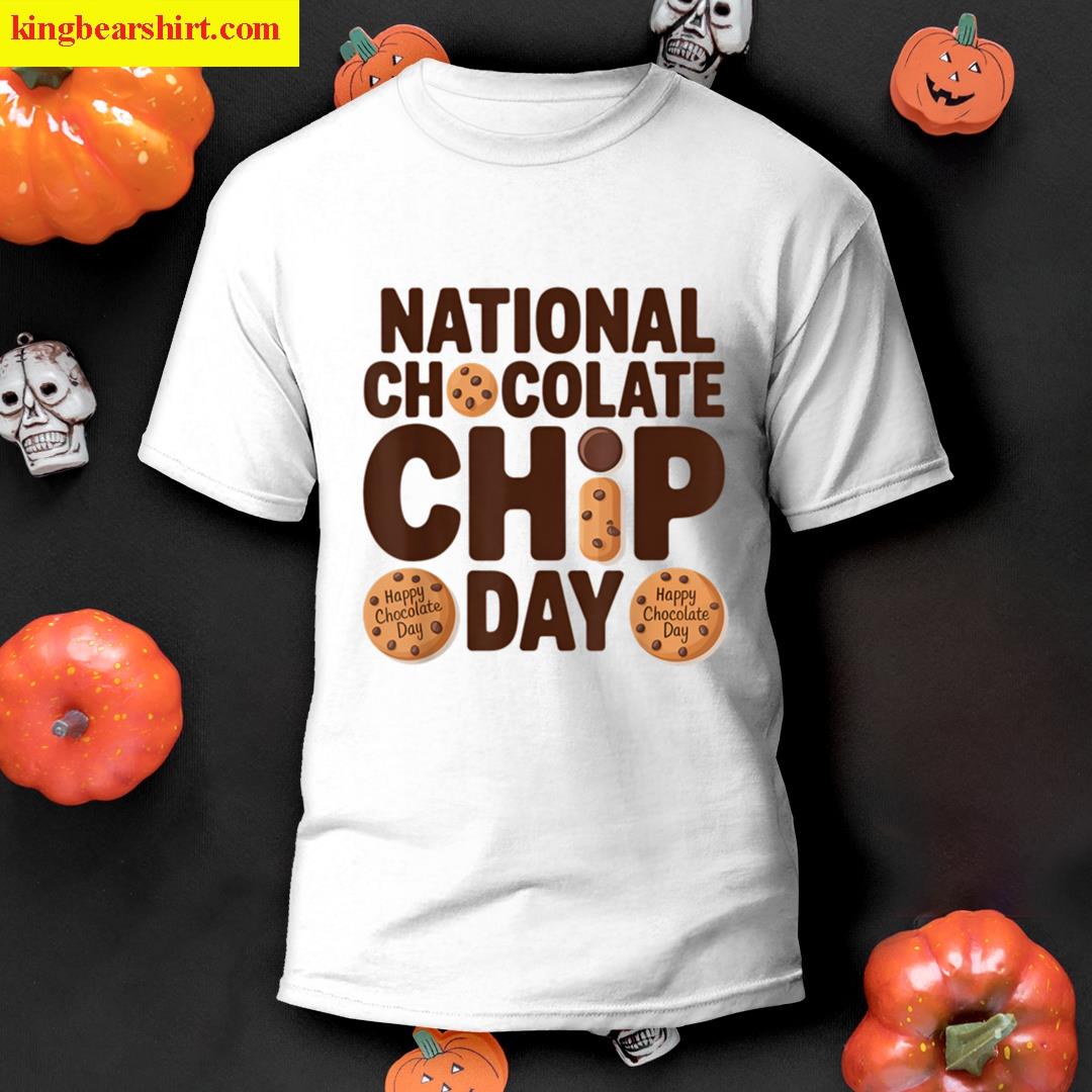 Chocolate Chip Cookie Day Chocolate Lover Men Women Boys T-shirt