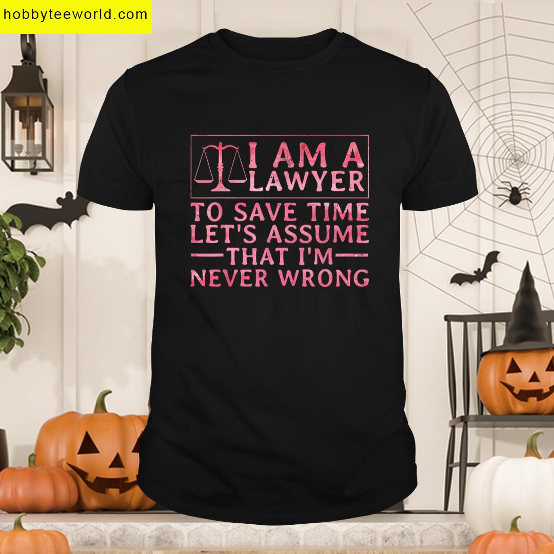 Cool Lawyer Design For Men Women Attorney Law School Lawyer T-shirt