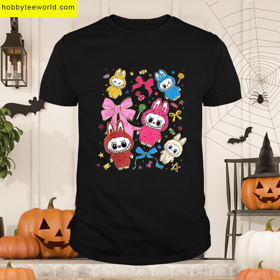Coquette Bow Labubu The Monsters Labubu Lover Men Women Kid T-shirt