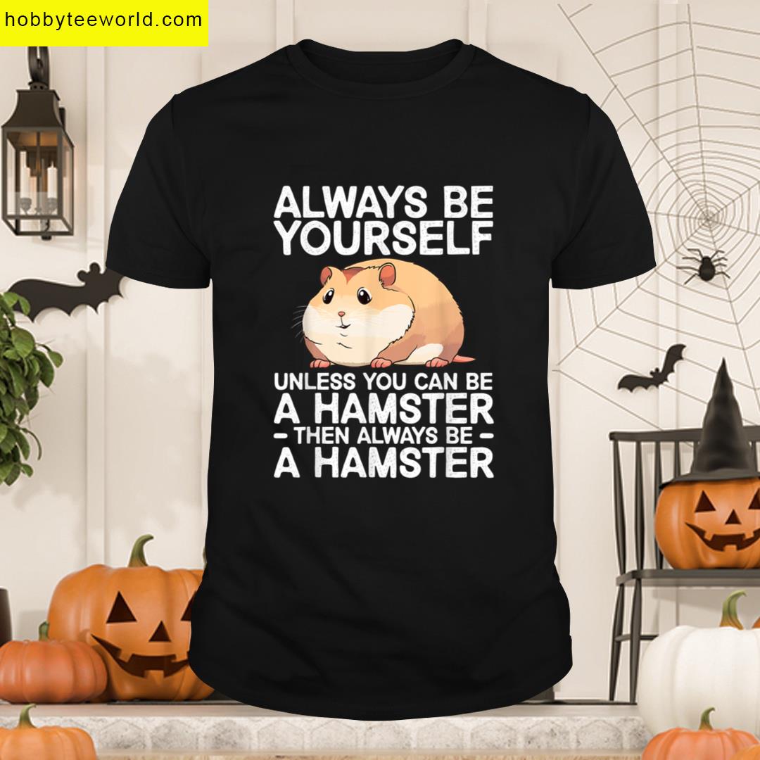 Cute Hamster Design For Men Women Kids Dwarf Hamster Lover T-shirt
