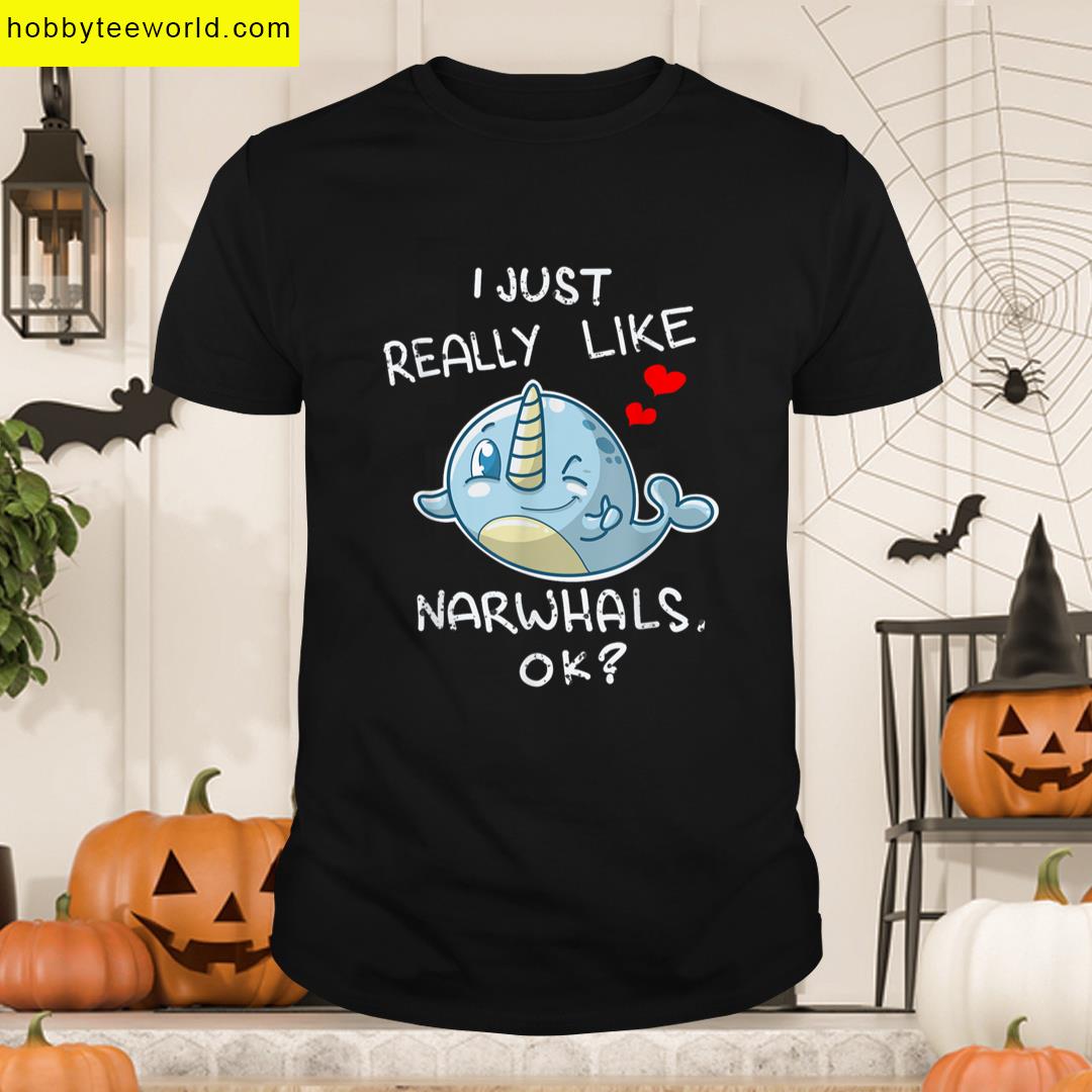 Cute Narwhal Costume For Men Women Kid Narwhal Lover Narwhal T-shirt