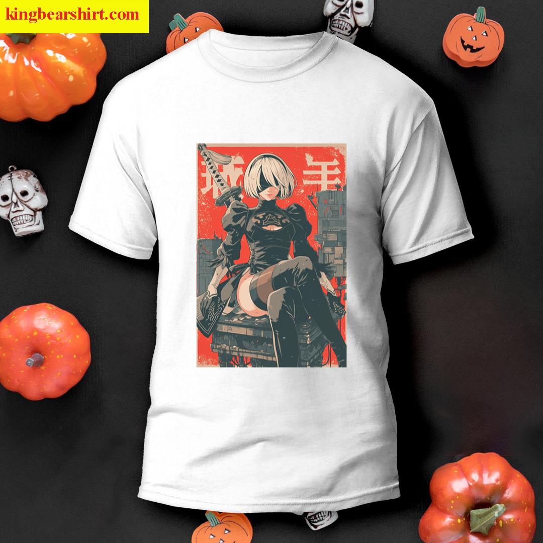 Cyborg Waifu Android Assassin T-shirt