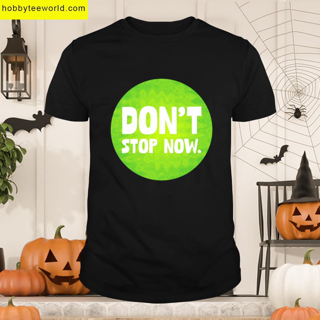 Dont Stop Now Green And Lime Wave T-shirt