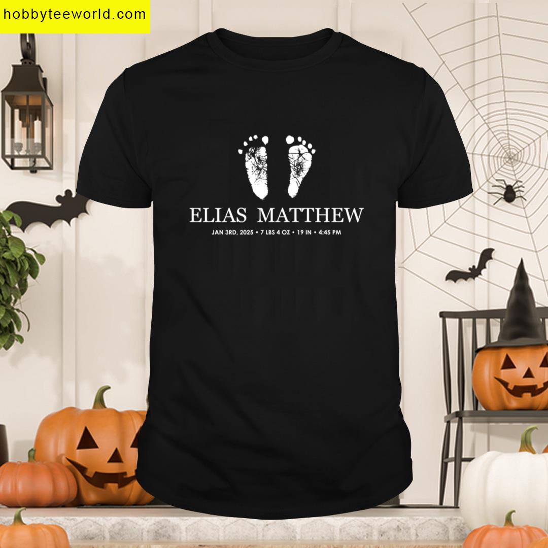 Elias Matthew White T-shirt