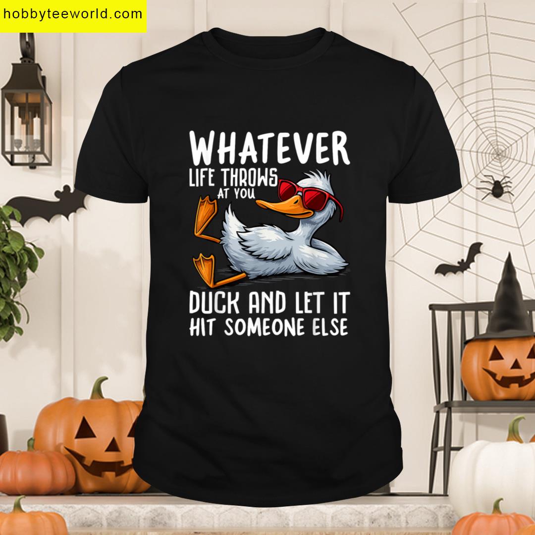 Funny Duck Graphic Hilarious Quote Tee For Men Women Kids T-shirt