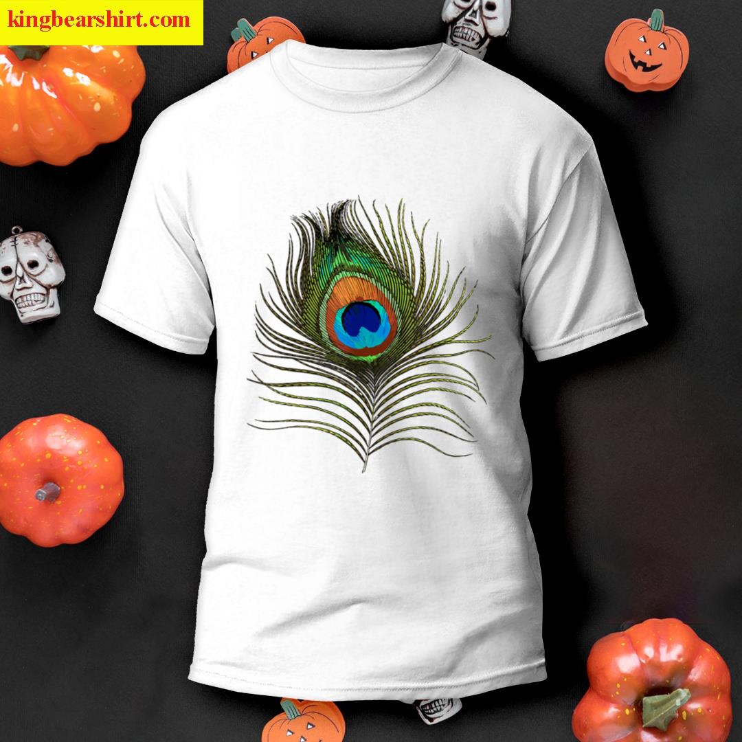 Funny Peacock Art For Men Women Adult Feather Peacock Lover T-shirt
