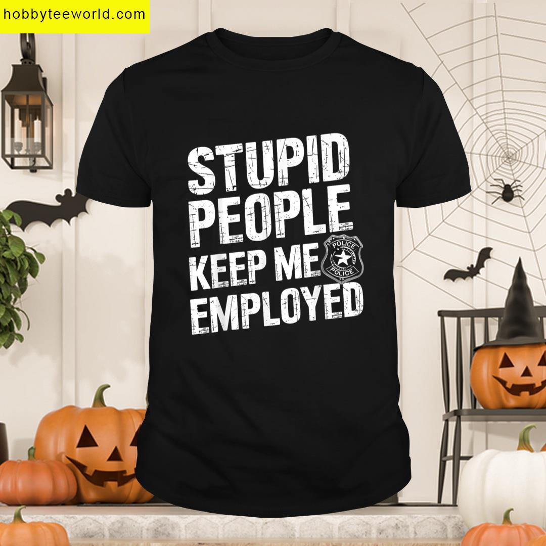 Funny Police Officer Art For Men Women Policeman Cop Police T-shirt