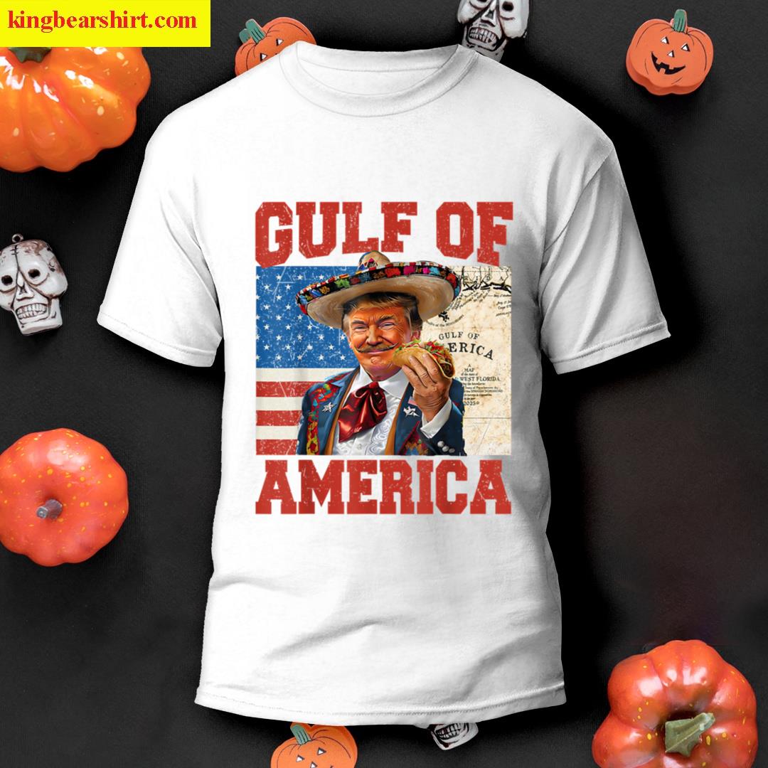 Gulf Of Usa America Est 2025 Trump 4th Of July T-shirt