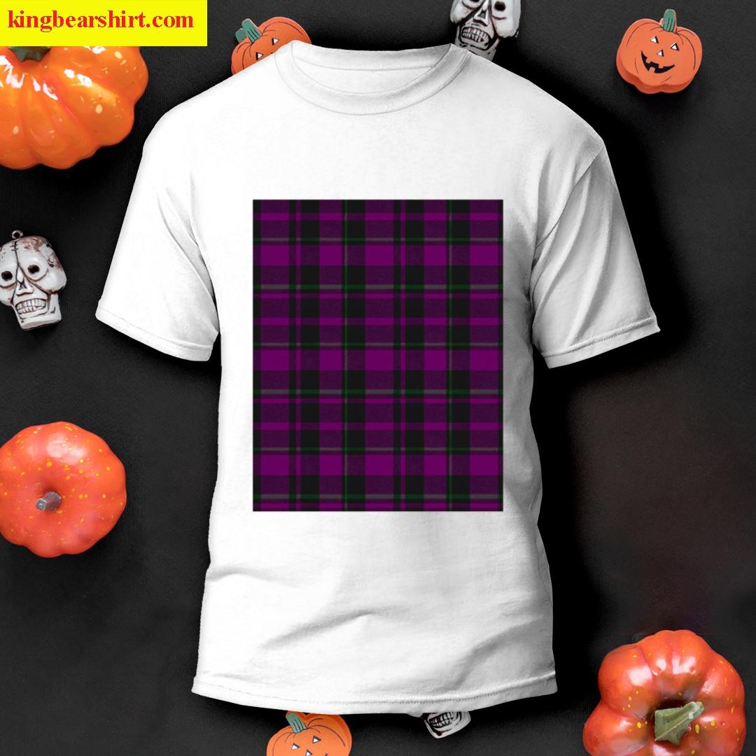Halloween Punk Plaid Graphic T-shirt