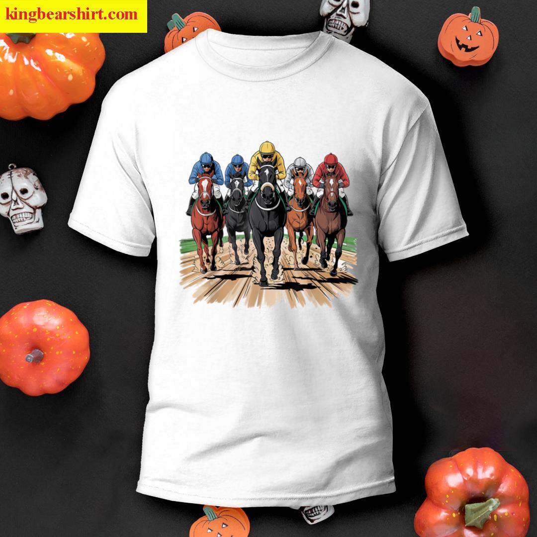 Horse Racing Jockey Racer Derby Rider Gifts Men Women Kids T-shirt