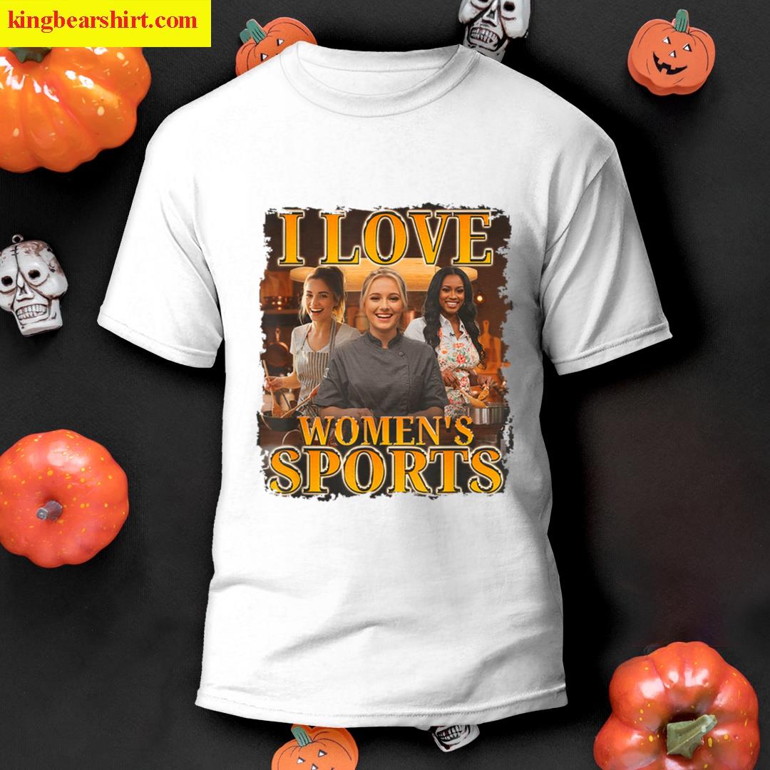 I Love Womens Sports Funny Mothers Day T-shirt
