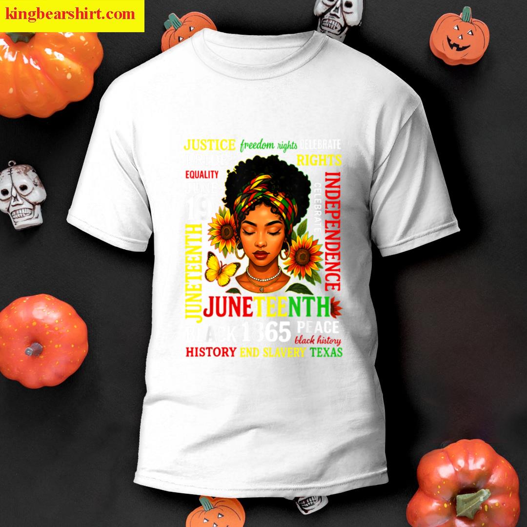 Juneteenth Celebrating Black Freedom 1865 Black Women T-shirt