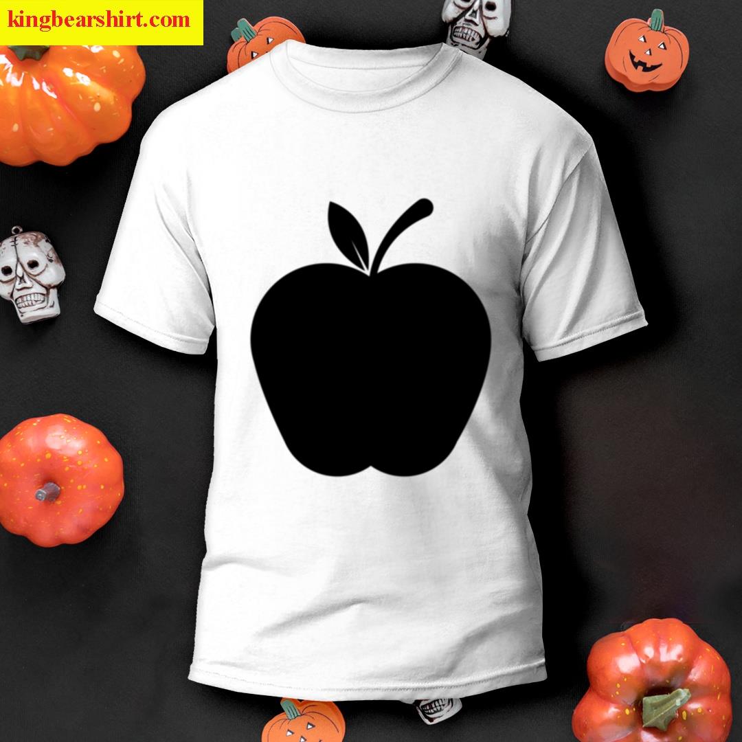 Just An Apple With A Black Color Fruit Lover T-shirt