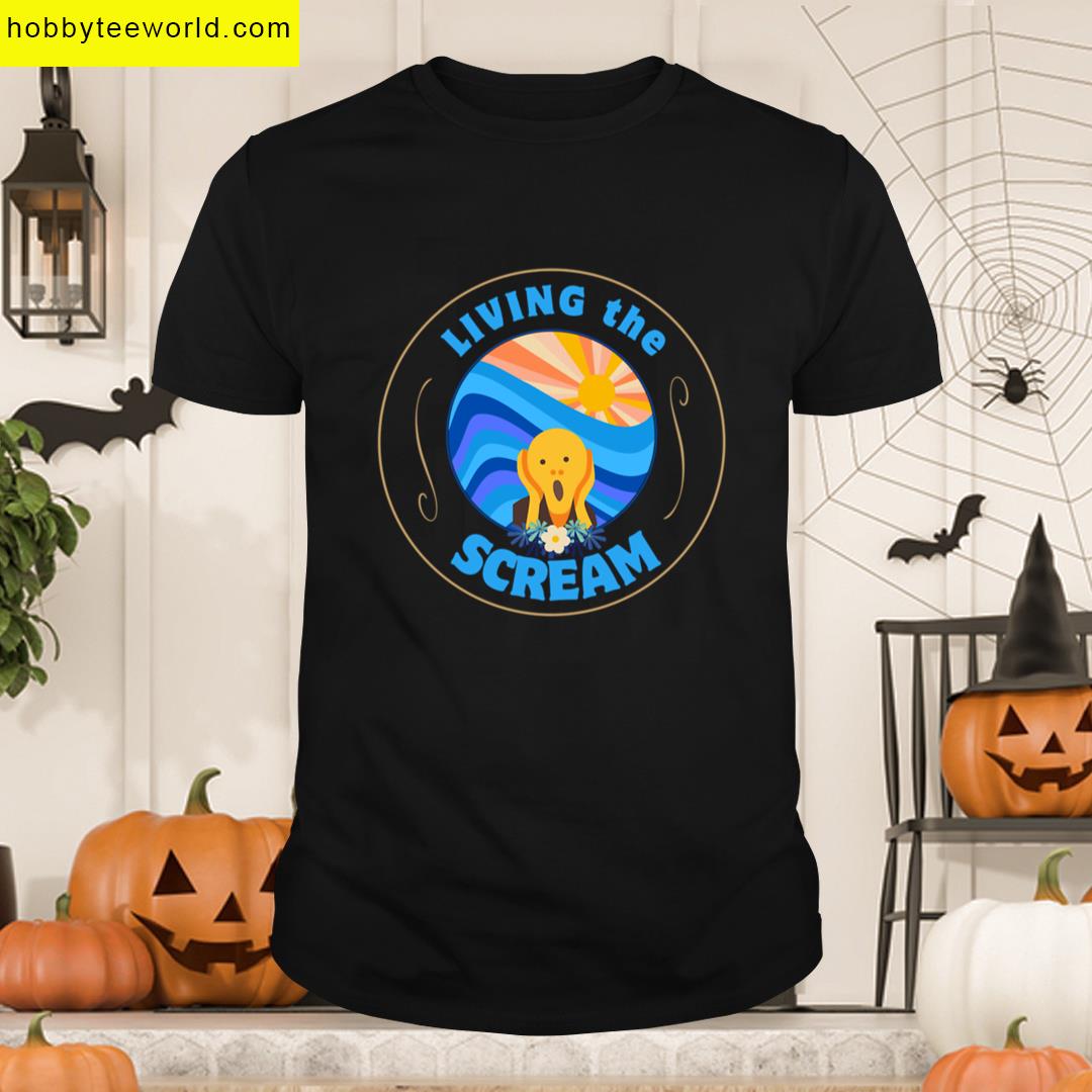 Living The Scream Inspired Munch T-shirt