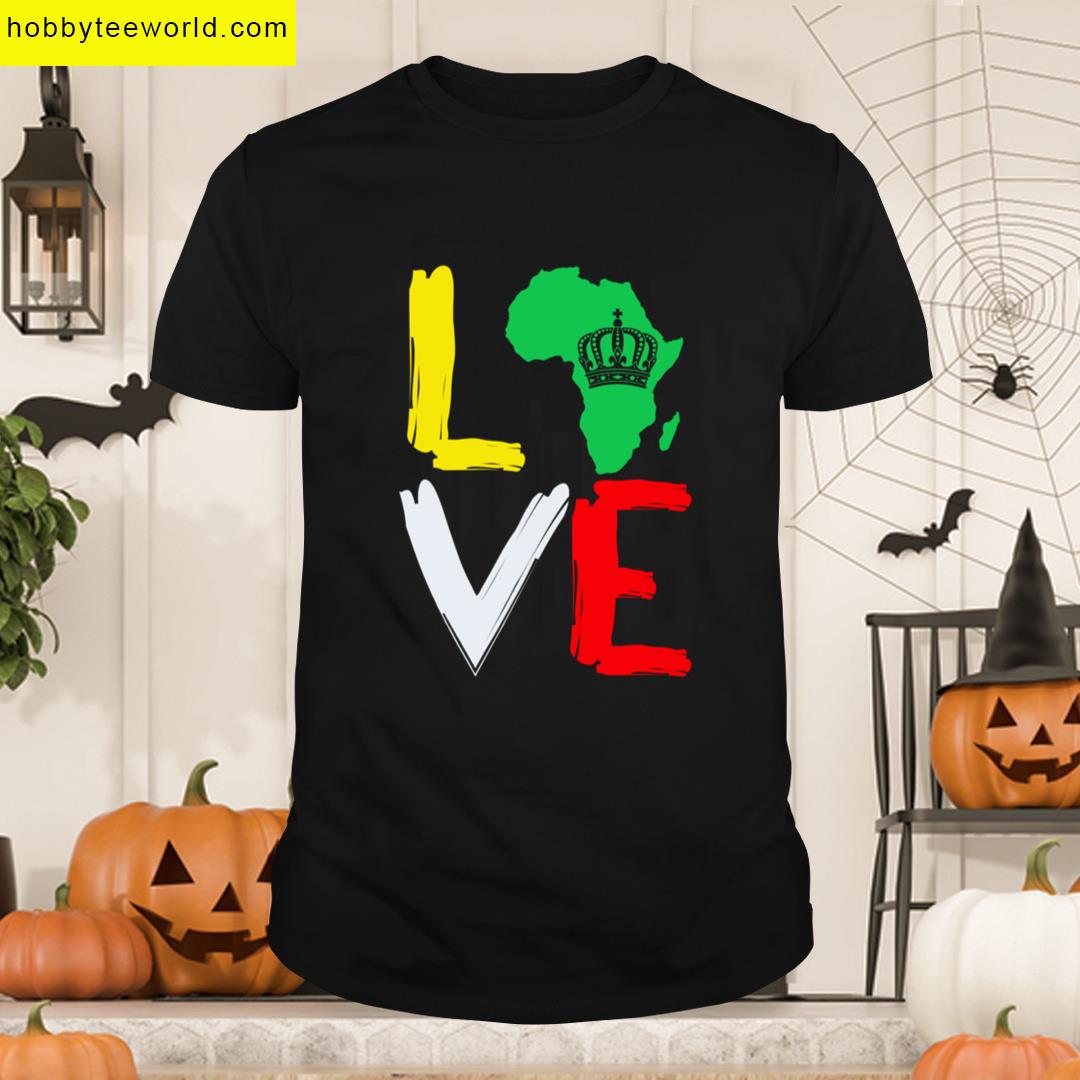 Love Black History Month Juneteenth African American Pride T-shirt