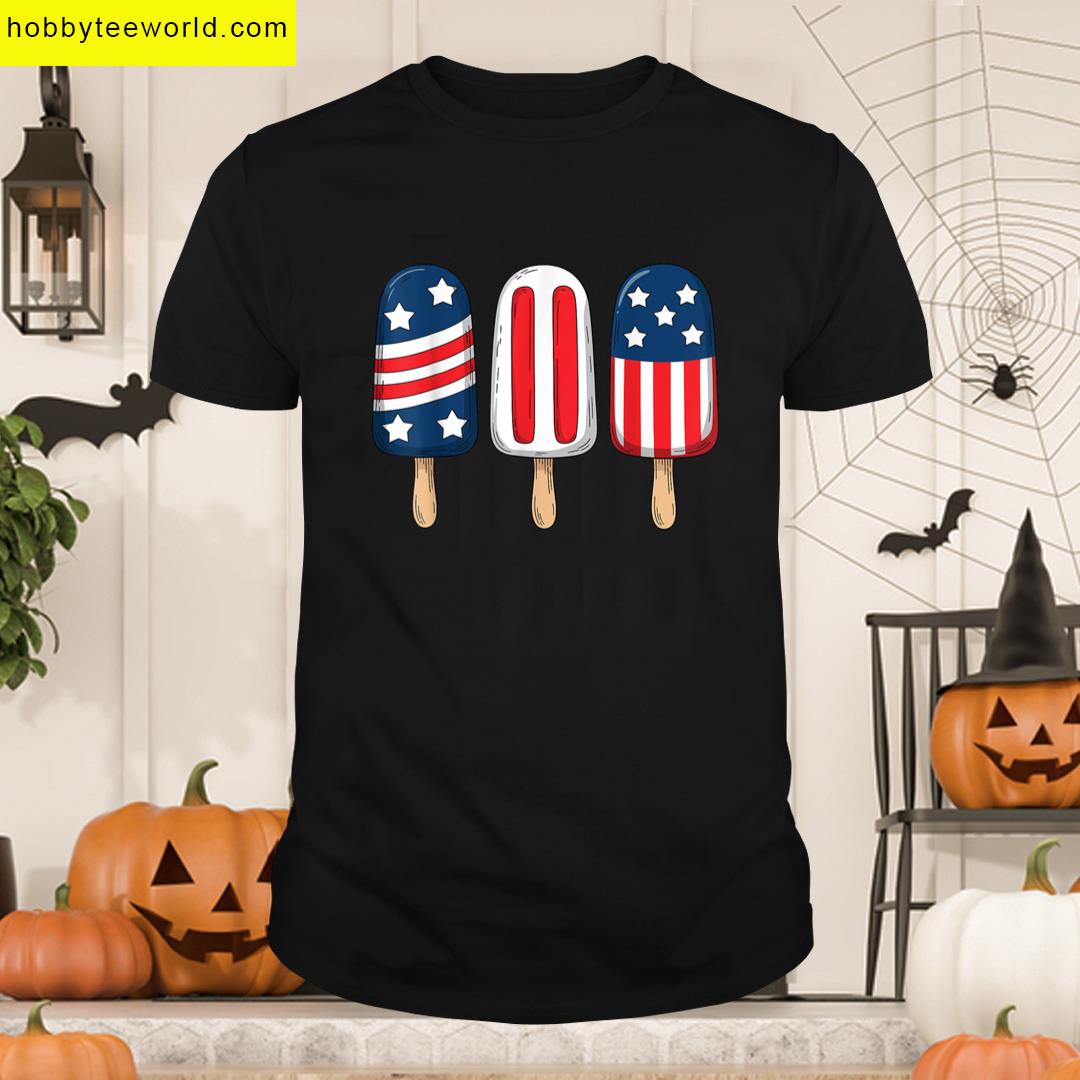 4th Of July Patriotic Popsicle T-shirt
