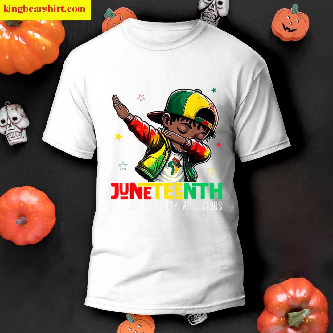 Black Boy Dab Juneteenth T-shirt