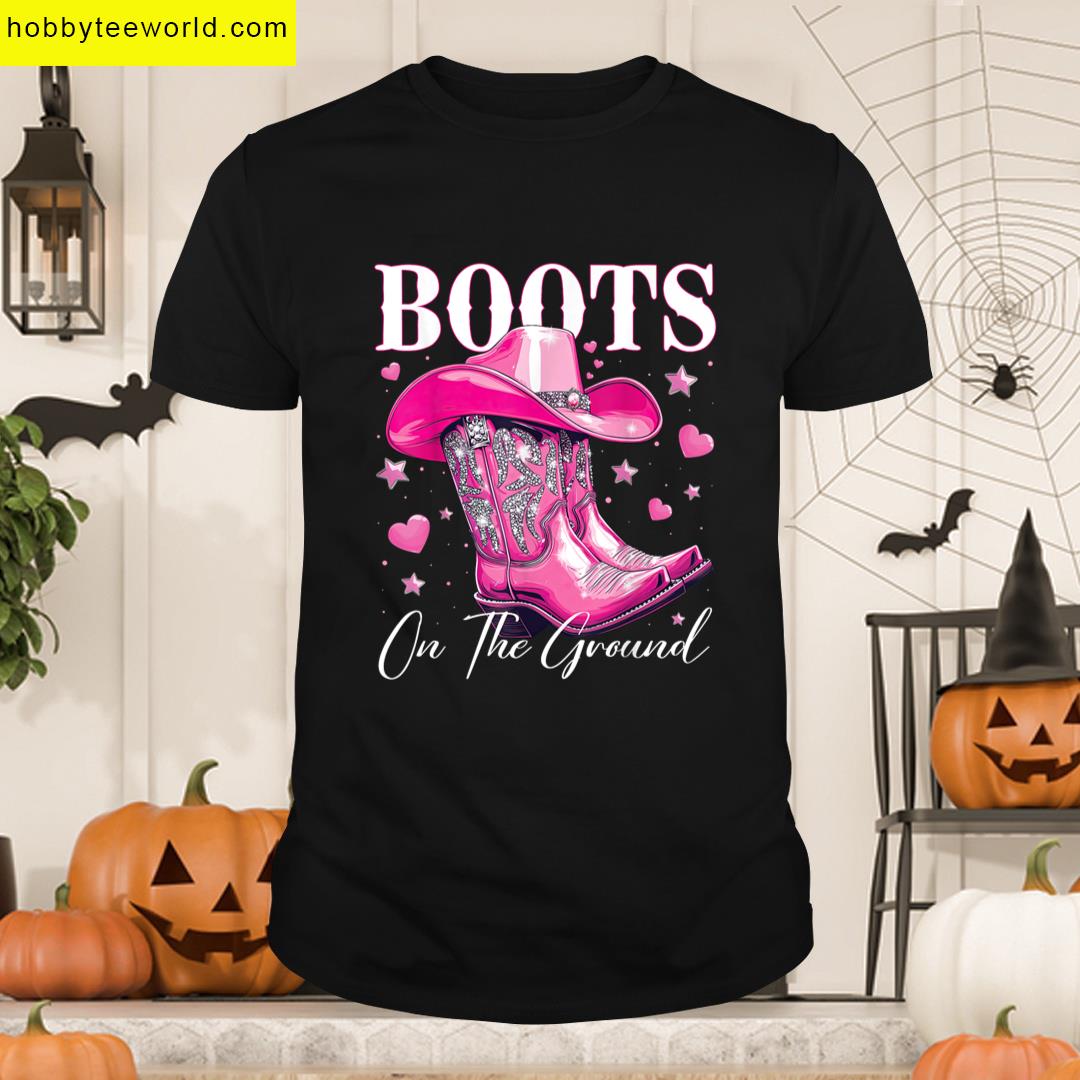 Boots On The Ground Cowboy T-shirt
