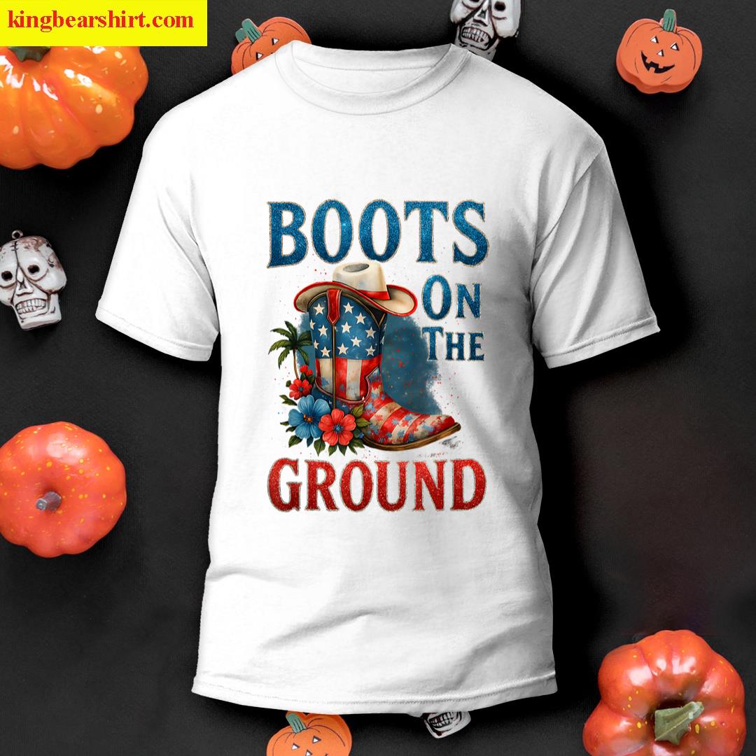 Boots On The Ground Cowgirl T-shirt