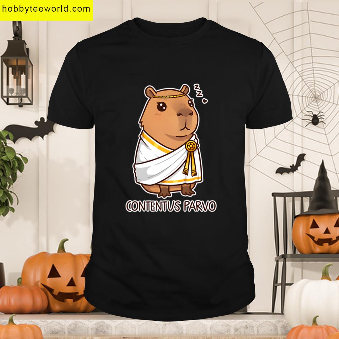 Capybara Thoughtful Toga Design T-shirt