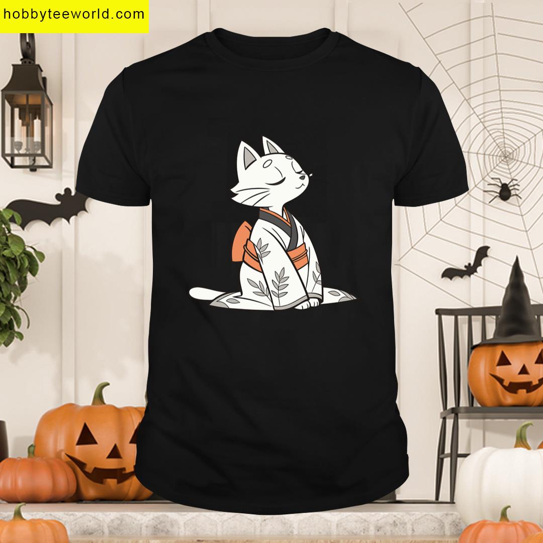 Cat Kimono Stylish T-shirt