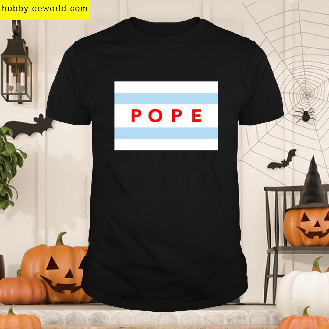 Chicago Pope Flag T-shirt
