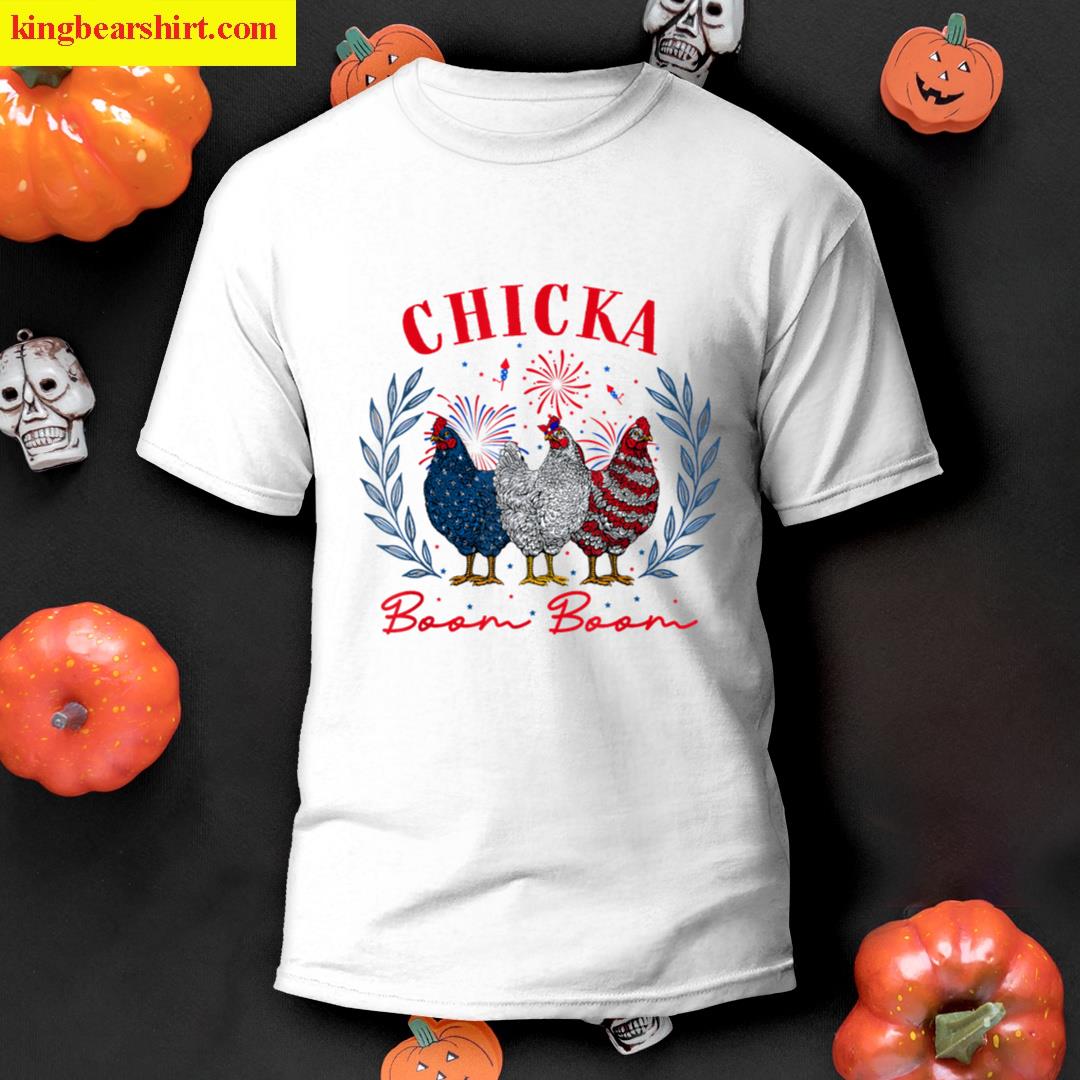 Chicka Boom Boom Cute Chicken T-shirt