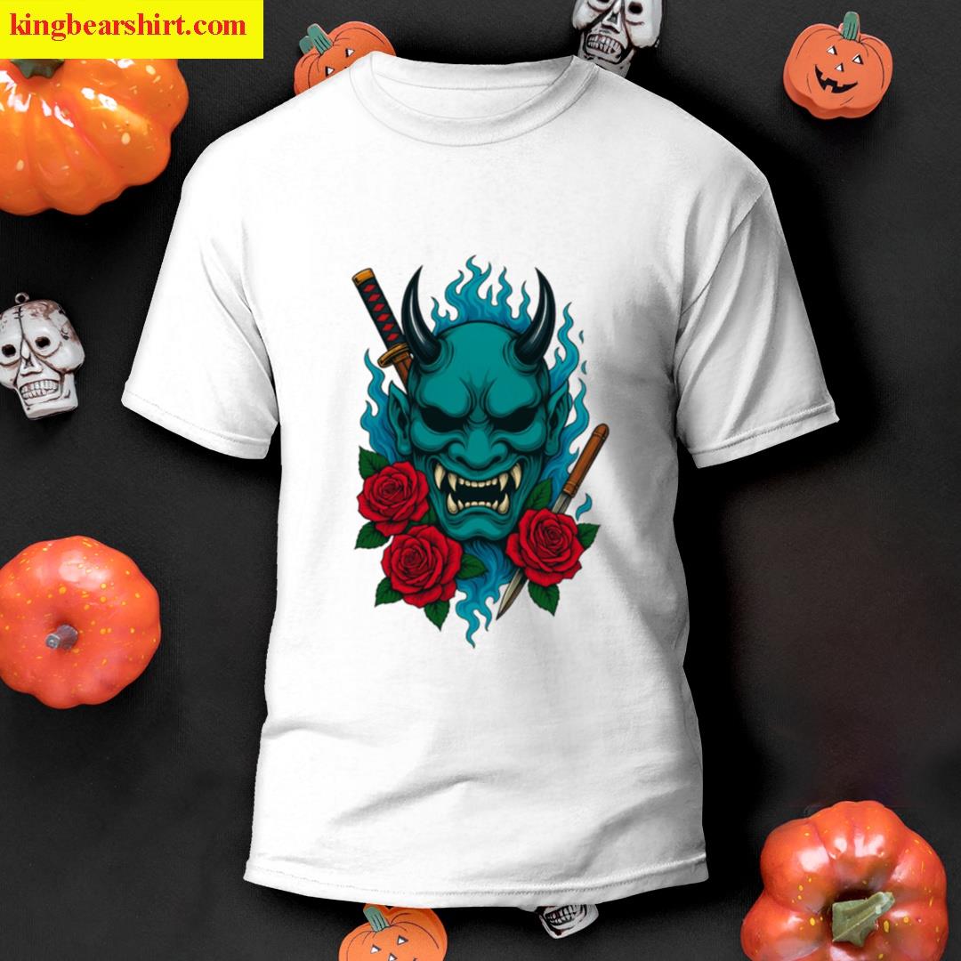 Demonic Samurai Mask T-shirt