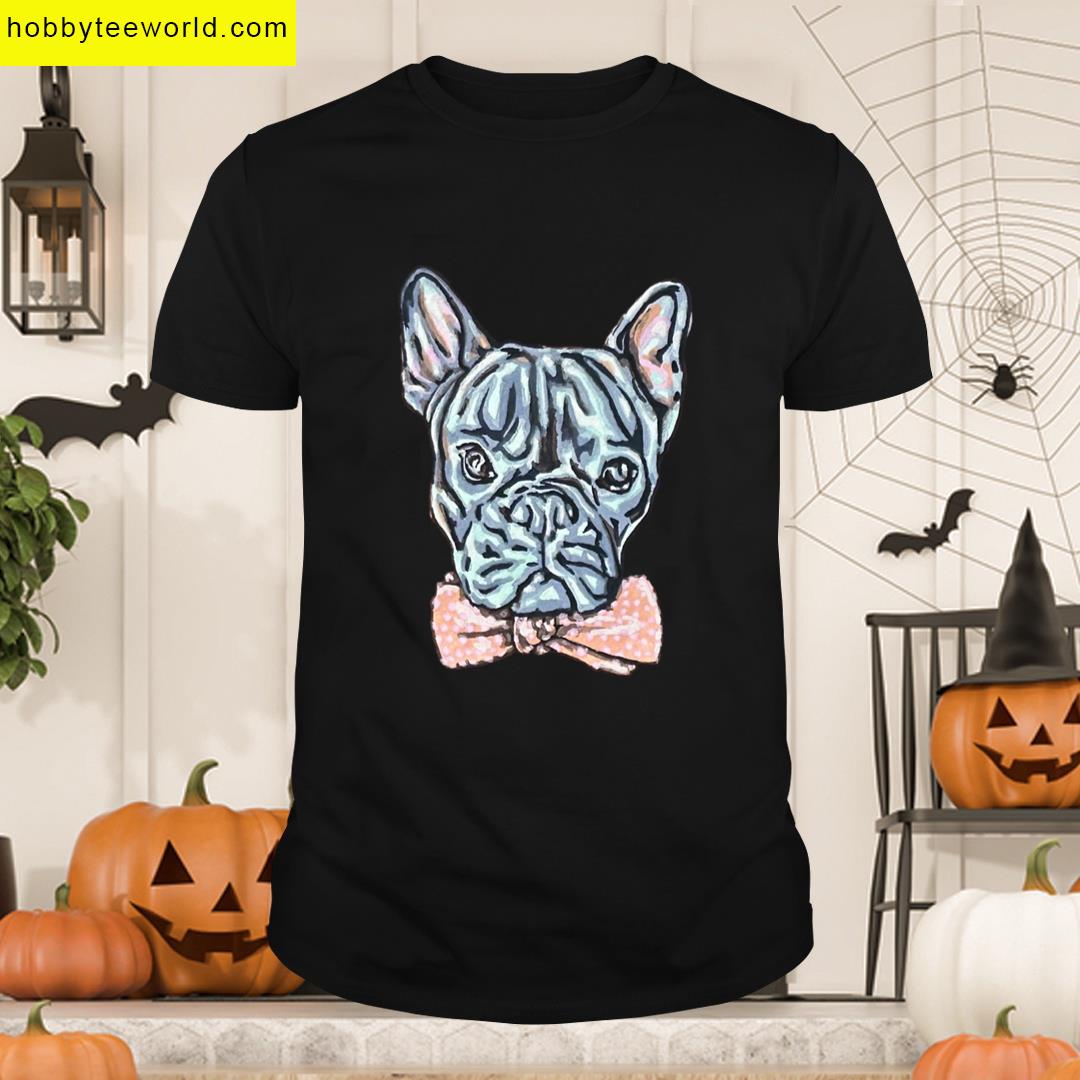 Frenchie With Bow Tie T-shirt