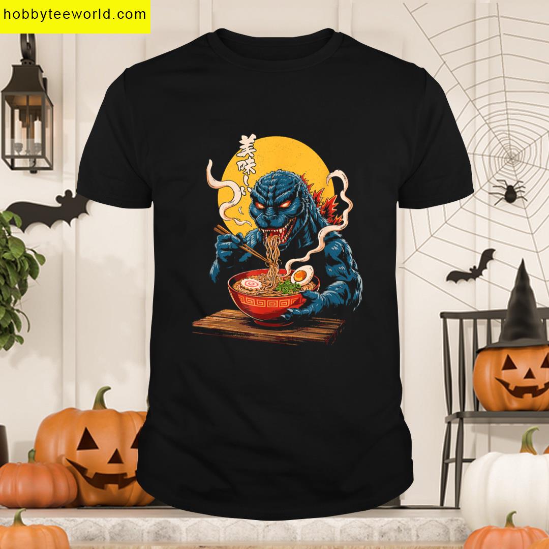 Funny Kaiju Ramen Monster T-shirt