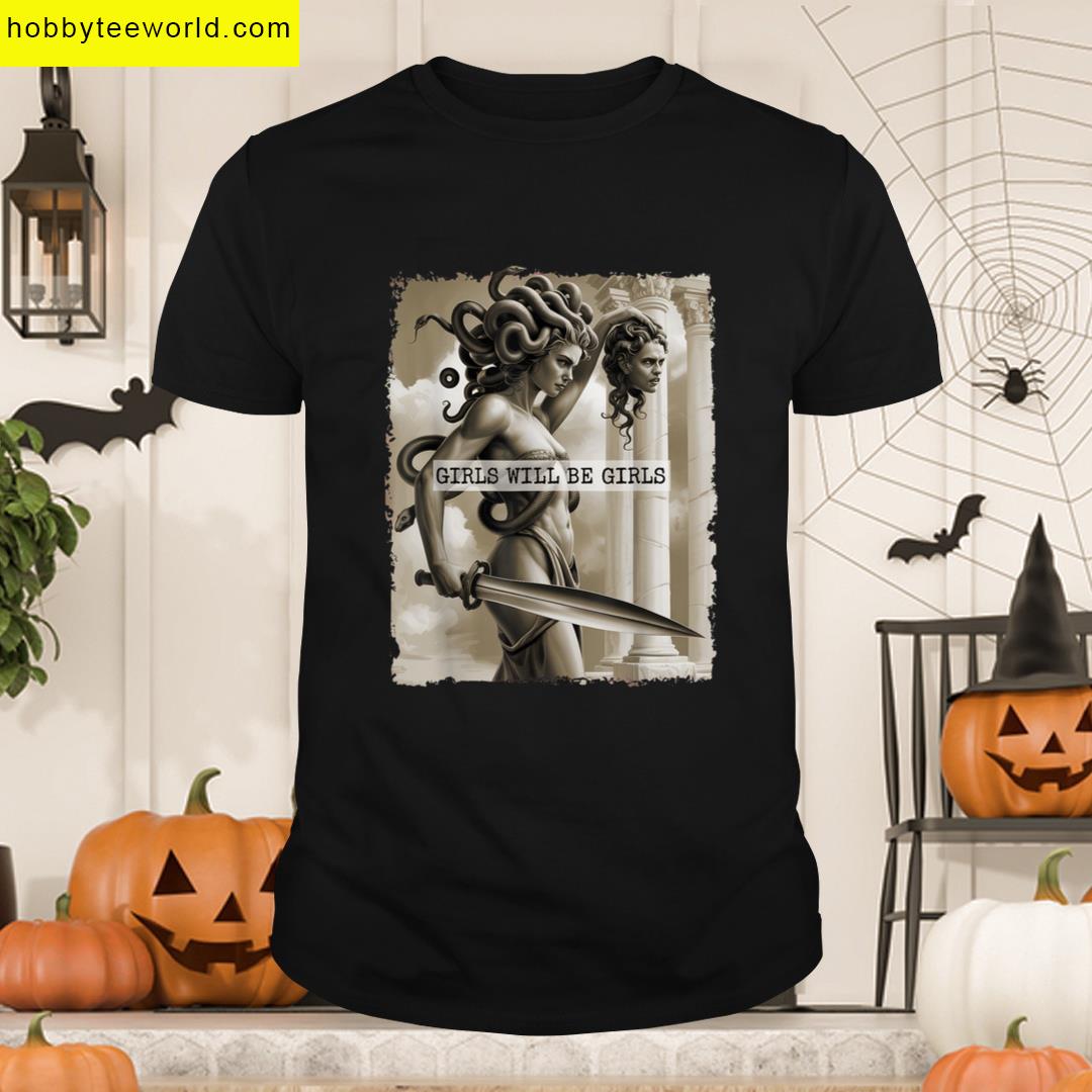 Girl Will Be Girls Medusa Graphic Tee T-shirt