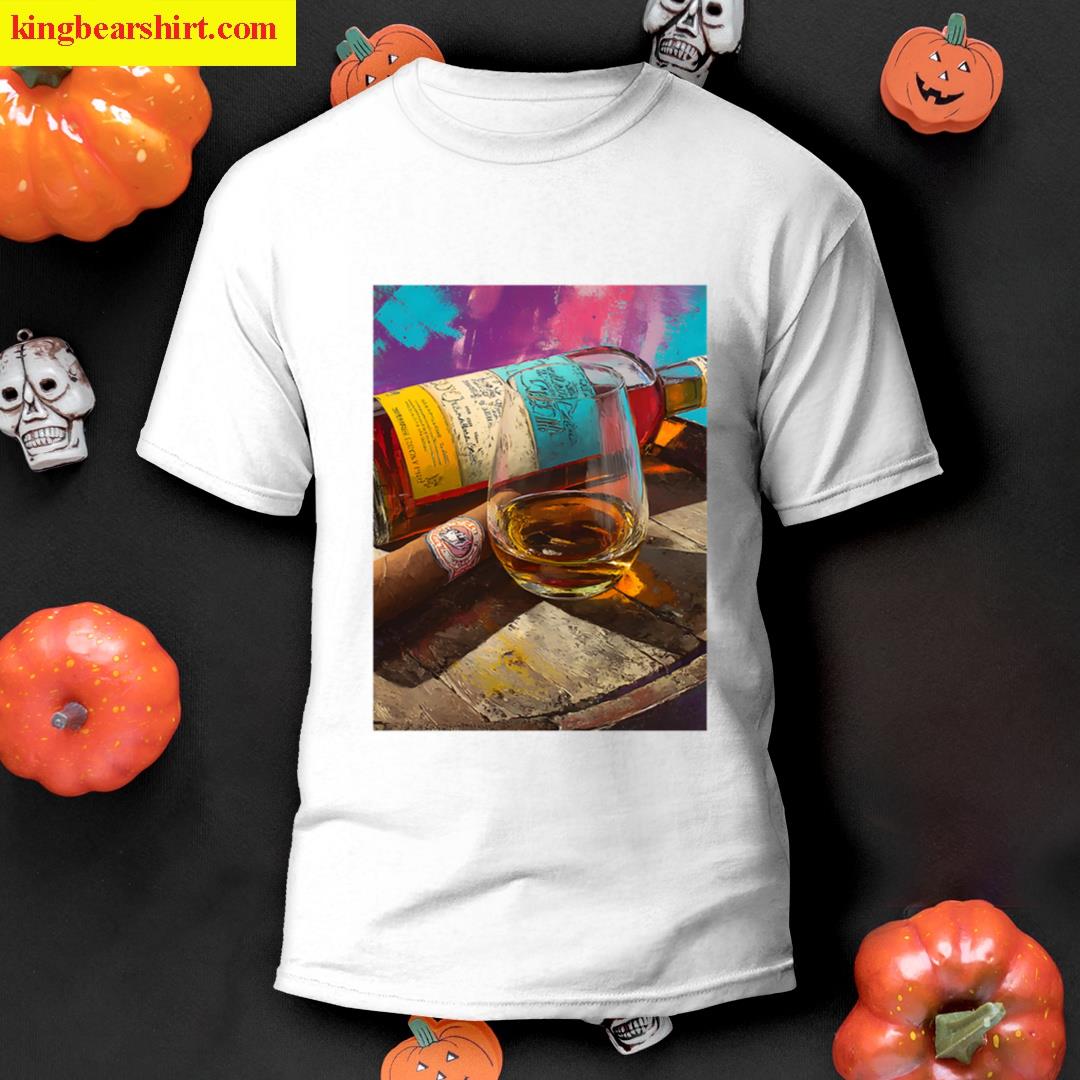 Golden Whiskey Cigar T-shirt