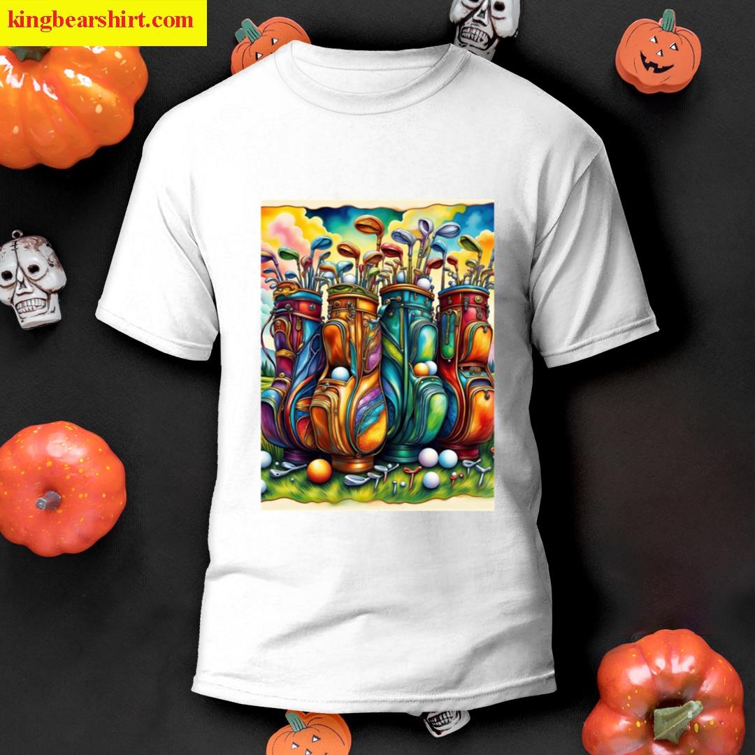 Golf Gear Bags Clubs T-shirt