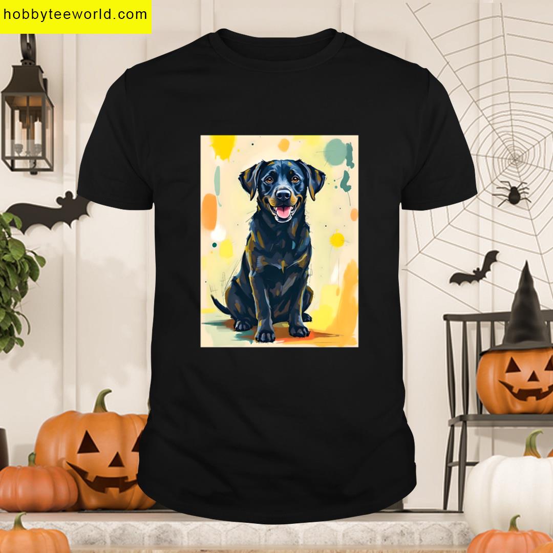 Happy Black Lab Puppy T-shirt