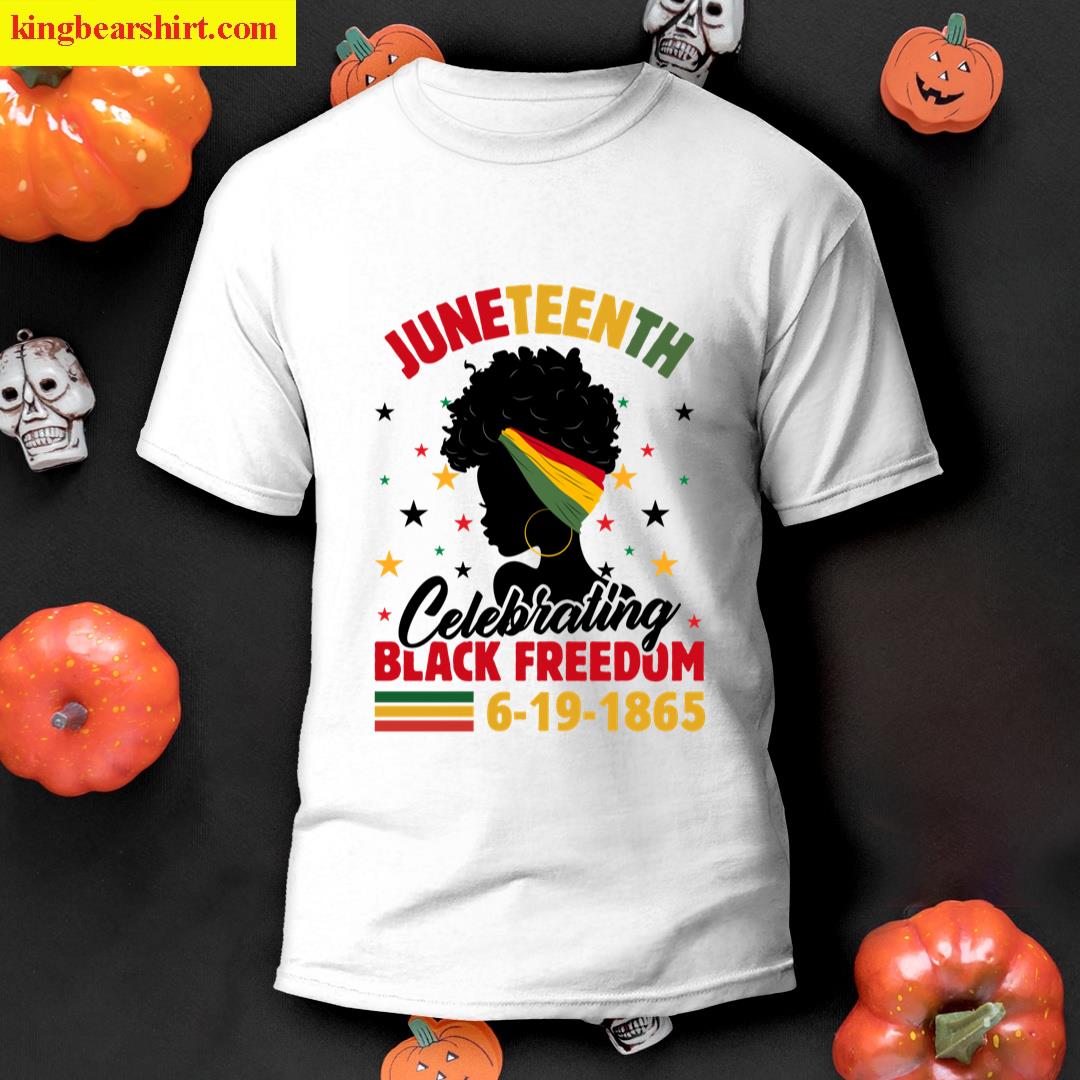 Juneteenth Flag Black Freedom T-shirt