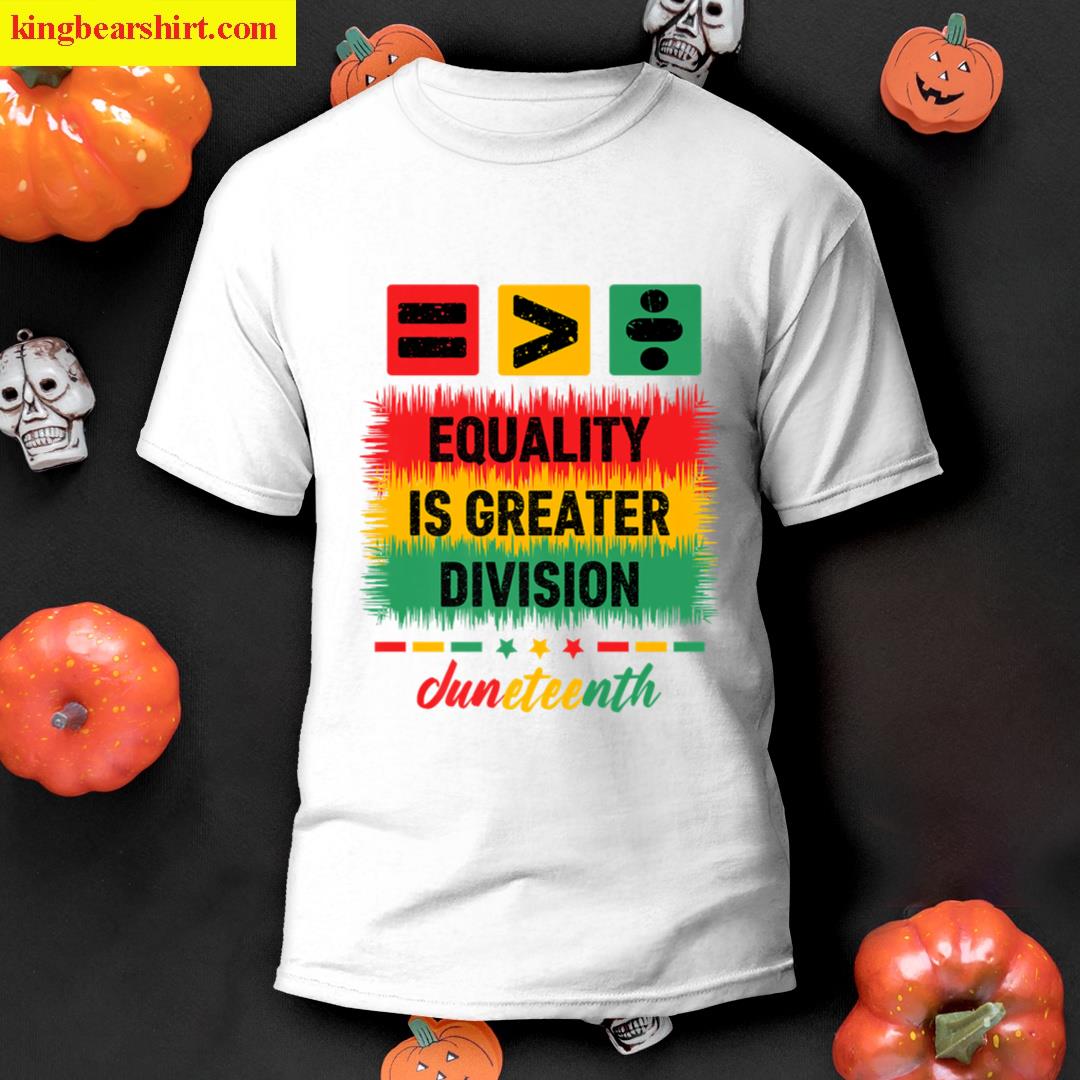 Juneteenth Women Equality Division T-shirt