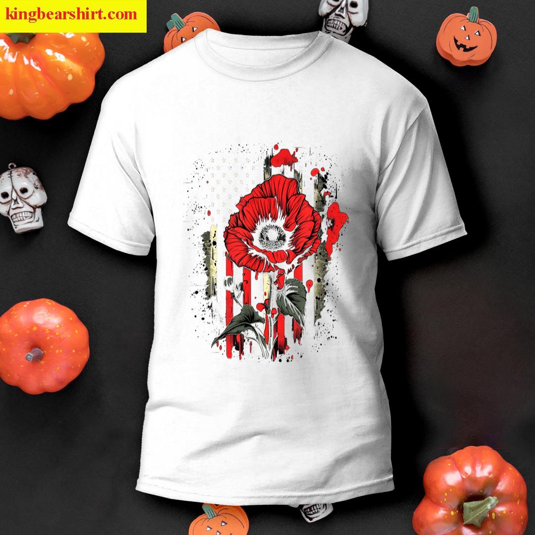 Memorial Day Red Poppy T-shirt