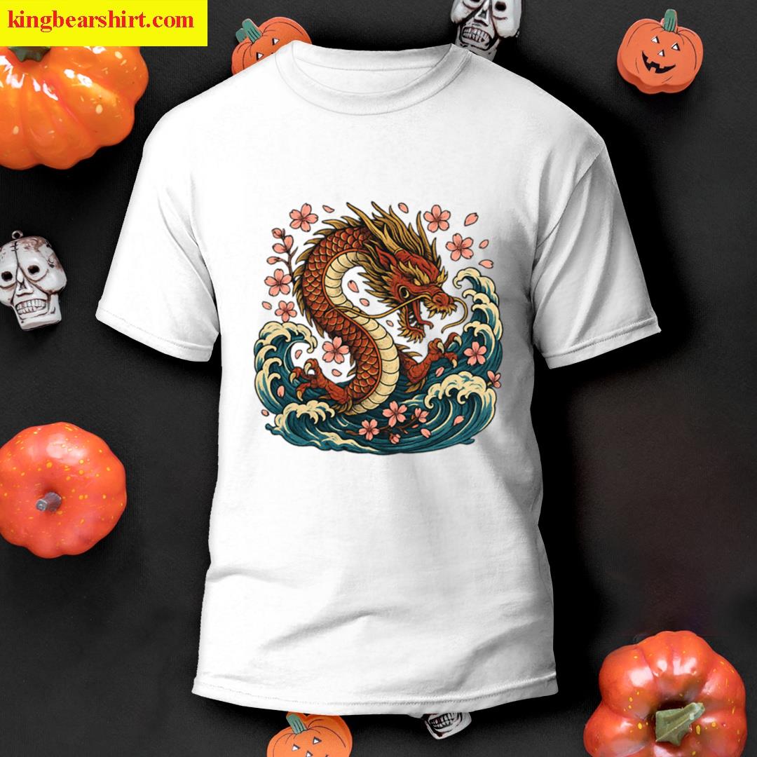 Ocean Wave Dragon T-shirt