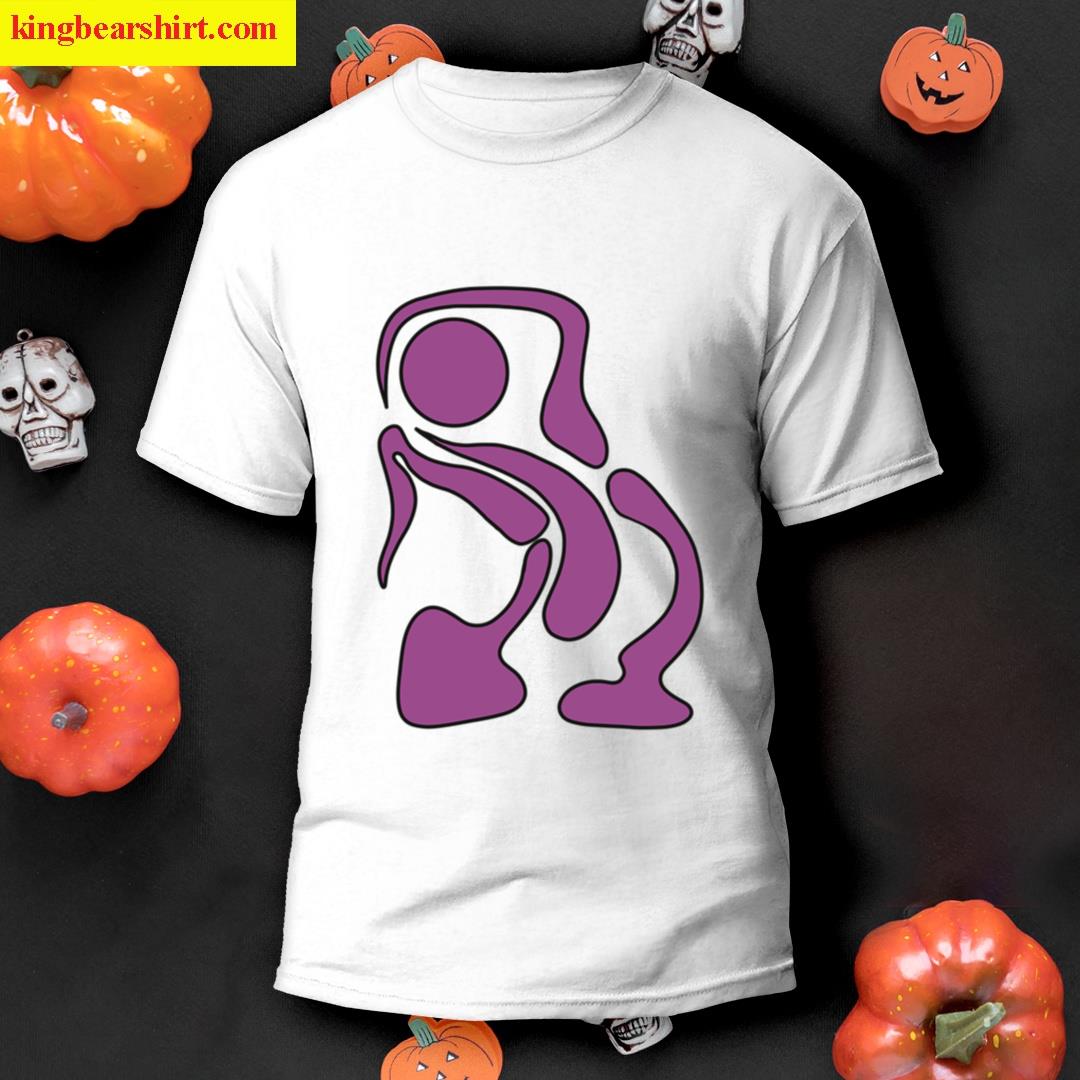 Purple Drippy Figure Tee T-shirt