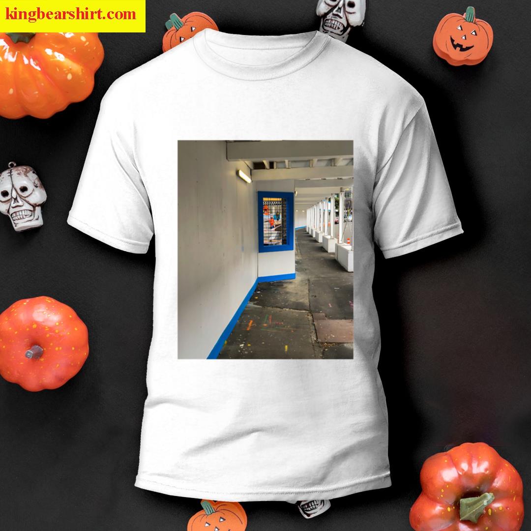 Urban Construction Graphic Framed Walkway T-shirt