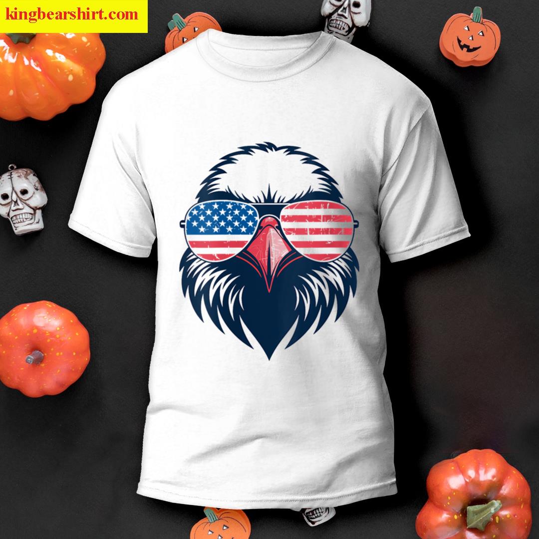 Womens Patriotic Eagle T-shirt