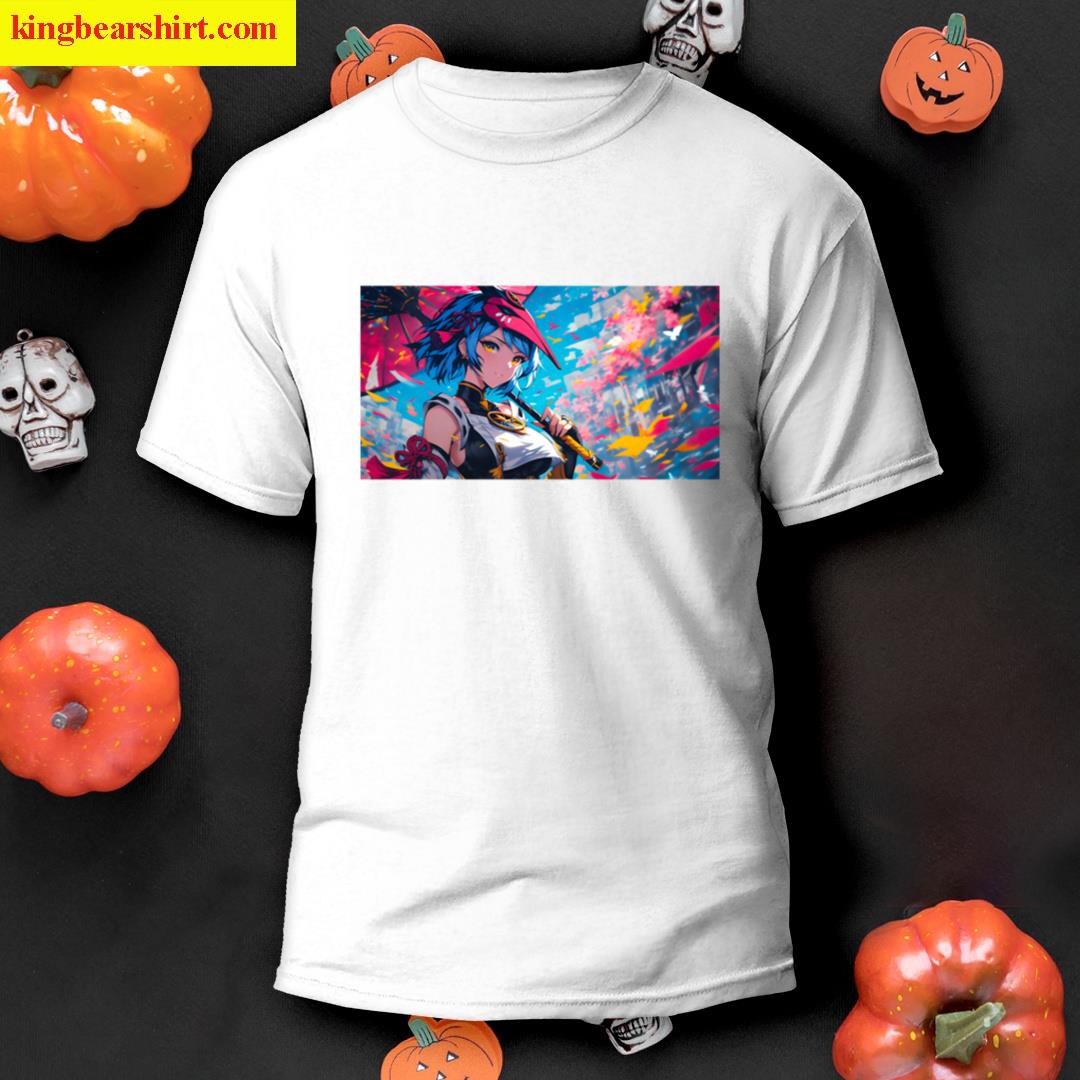 Genshin Impact Kujou Sara Electro T-shirt