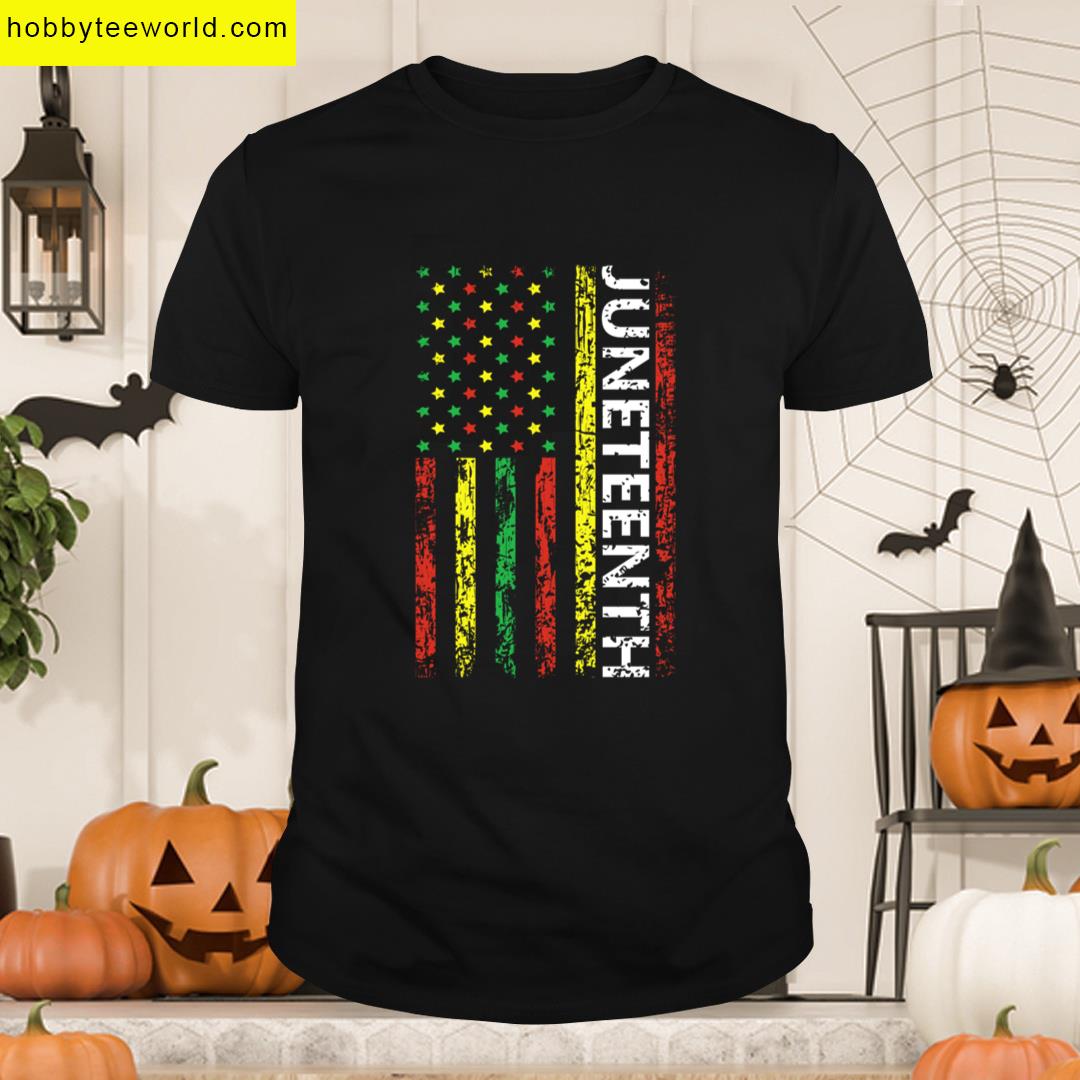 Juneteenth Color Flag T-shirt
