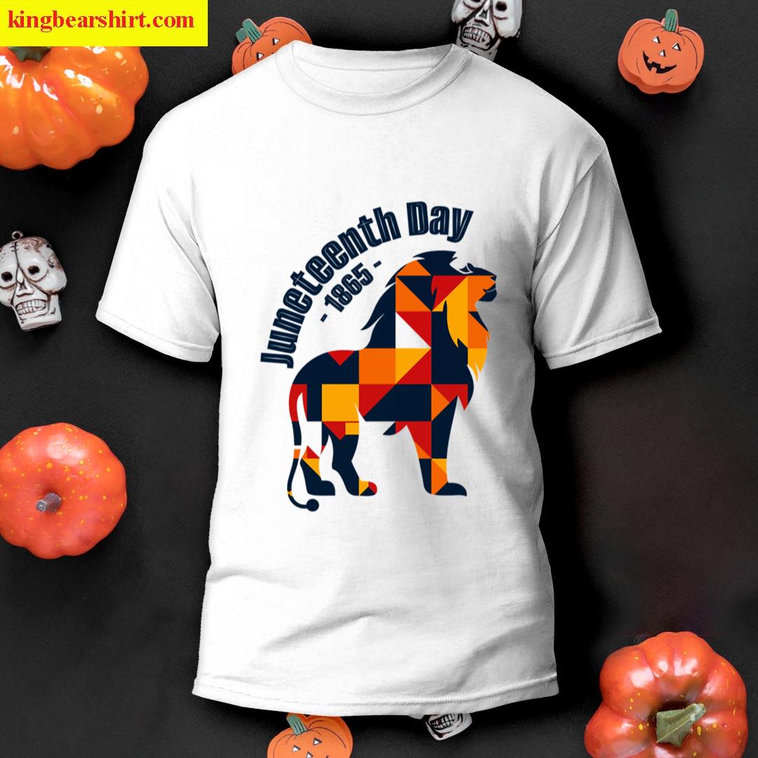 Juneteenth Day Proud Lion T-shirt